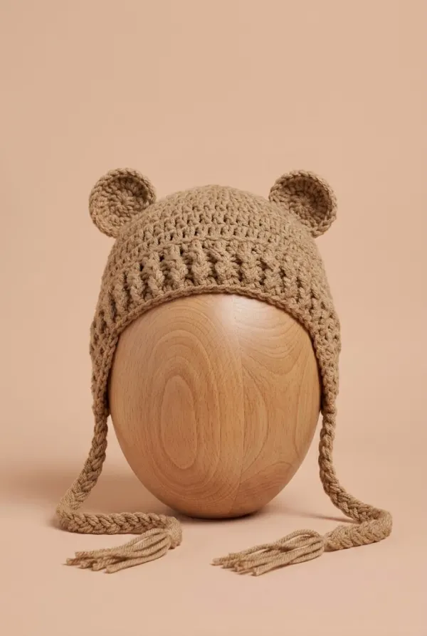 Bonnet marron · Bébé et enfant, dressing du studio de Julie Dugardin Photographe