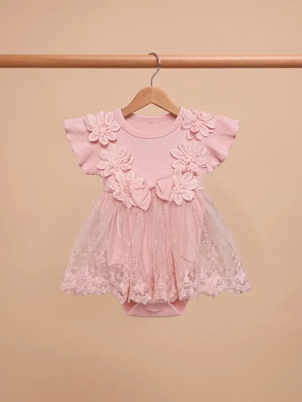 Robe rose 4 — 3-6 mois · Bébé et enfant, dressing du studio de Julie Dugardin Photographe